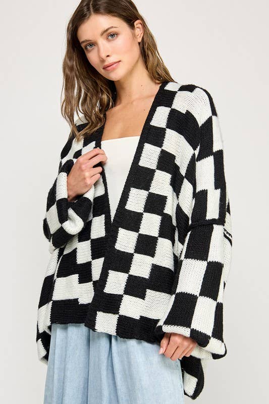 Check Me Out Cozy Oversized Cardigan