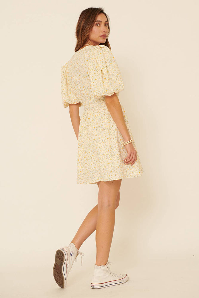 High Society Floral Mini Dress