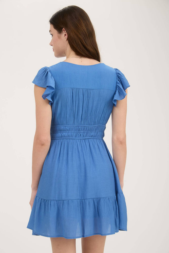 Carefree Ruffle Mini Dress